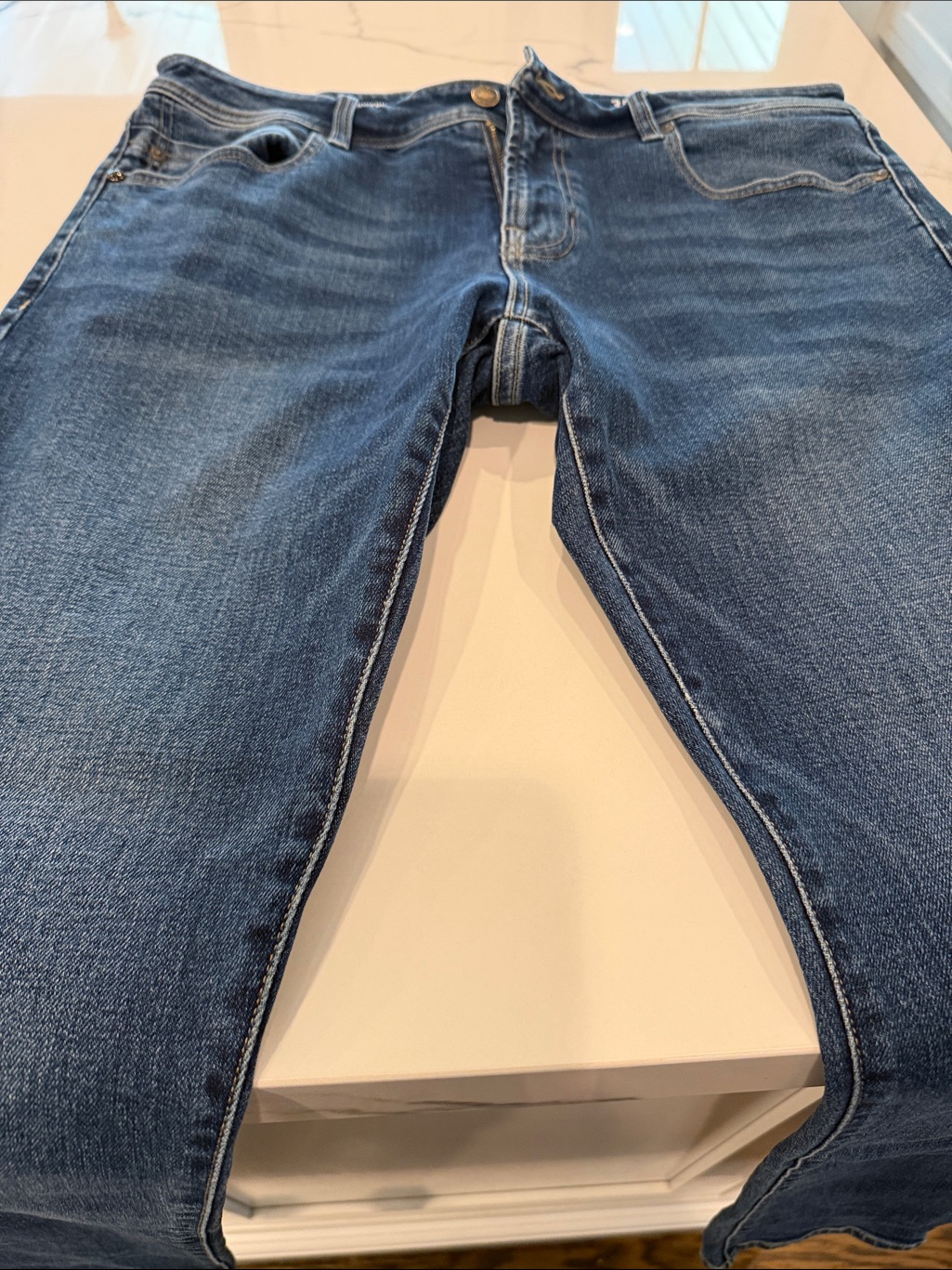 Liverpool Men’s Slim Straight Jeans - Medium Blue Wash